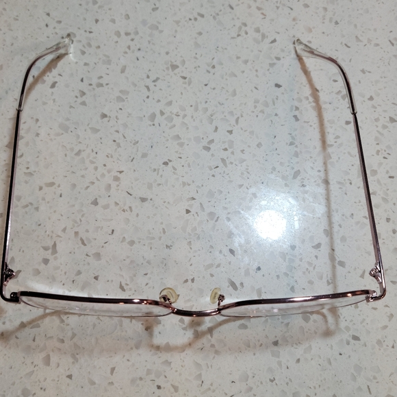 **Rose Gold Frame** Quay Australia Cheat Sheet - Blue Light Lens Eyeglasses - Picture 9 of 10